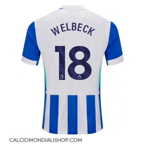 Maglie da calcio Brighton Danny Welbeck #18 Prima Maglia 2025-26 Manica Corta
